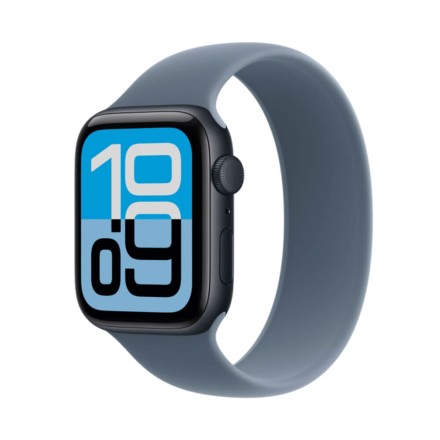 Часы Apple Watch SE 3, 44 mm, Solo Loop (полуночный черный/синий), размер M/L