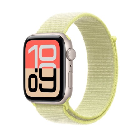Часы Apple Watch SE 3, 44 mm, Sport Loop (сияющая звезда/желтый)