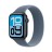 Часы Apple Watch SE 3, 40 mm, Solo Loop (полуночный черный/синий), размер S/M