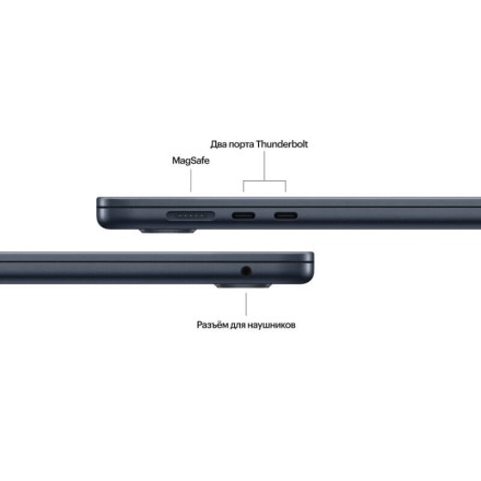 Ноутбук Apple MacBook Air 13" M3 8c CPU, 10c GPU 24/512GB Midnight (2024)