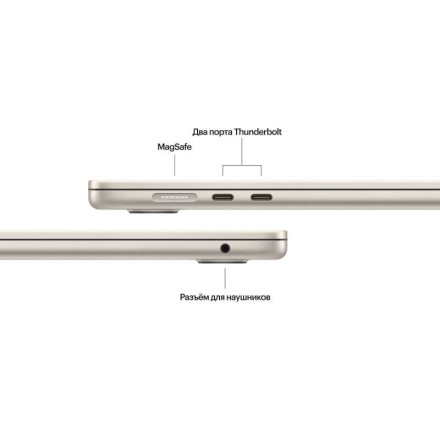 Ноутбук Apple MacBook Air 13" M3 8c CPU, 10c GPU 24/512GB Starlight (2024)