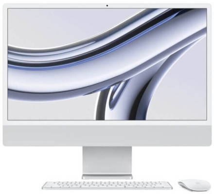 Моноблок Apple iMac 24" Retina 4,5K (M3 8C CPU, 10C GPU) 16/512GB SSD серебристый
