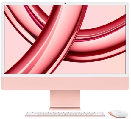 Моноблок Apple iMac 24" Retina 4,5K (M3 8C CPU, 10C GPU) 8/256GB SSD розовый