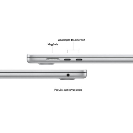 Ноутбук Apple MacBook Air 13" M3 8c CPU, 8c GPU 8/256GB Silver (2024)