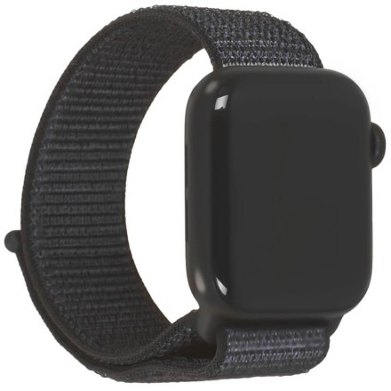 Часы Apple Watch SE 2, 40 мм ремешок Sport Loop (темная ночь/черный)