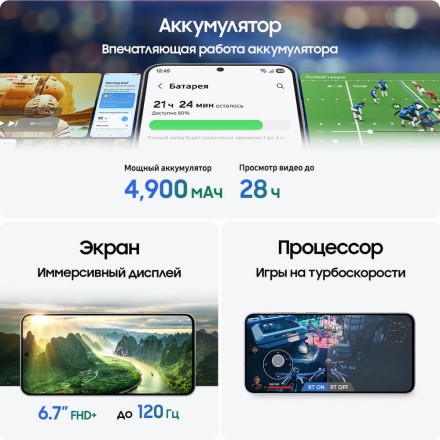 Смартфон Samsung Galaxy S25 FE 8/512GB белый