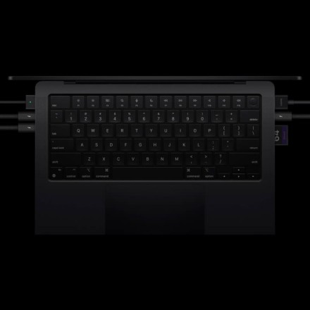 Ноутбук Apple MacBook Pro 16" M4 Max 16c CPU, 40c GPU, 64/2TB чёрный космос (2024)